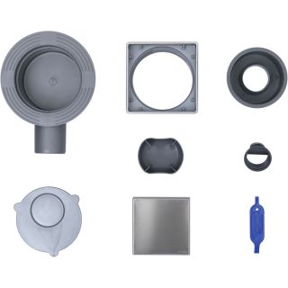 Душевой трап Logan L006-150 с решеткой Нержавеющая сталь под плитку